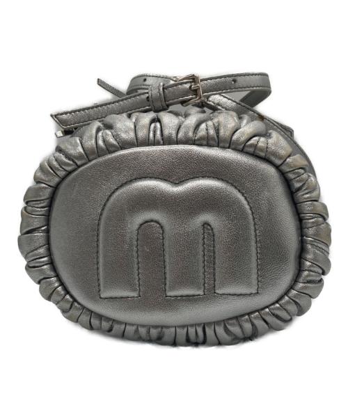 MIU MIU（ミュウミュウ）MIU MIU (ミュウミュウ) マテラッセ ショルダーバッグ シルバーの古着・服飾アイテム