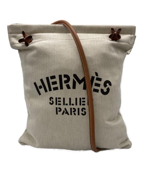 HERMES（エルメス）HERMES (エルメス) アリーヌMM ショルダーバッグ アイボリーの古着・服飾アイテム
