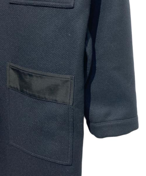 PLAN C（プランシー）PLAN C (プランシー) ツイルウールコート ネイビー サイズ:40の古着・服飾アイテム