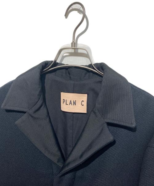PLAN C（プランシー）PLAN C (プランシー) ツイルウールコート ネイビー サイズ:40の古着・服飾アイテム