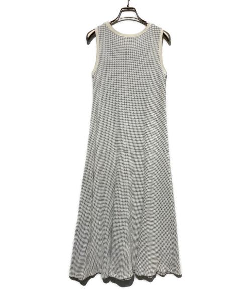 Seagreen（シーグリーン）Seagreen (シーグリーン) ビッグワッフルワンピース グレー サイズ:1の古着・服飾アイテム