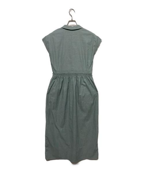 RIM.ARK（リムアーク）RIM.ARK (リムアーク) Waist narrow long dress グリーン サイズ:38の古着・服飾アイテム