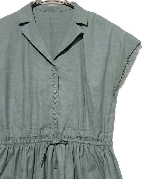 RIM.ARK（リムアーク）RIM.ARK (リムアーク) Waist narrow long dress グリーン サイズ:38の古着・服飾アイテム