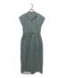 RIM.ARK（リムアーク）の古着「Waist narrow long dress」｜グリーン