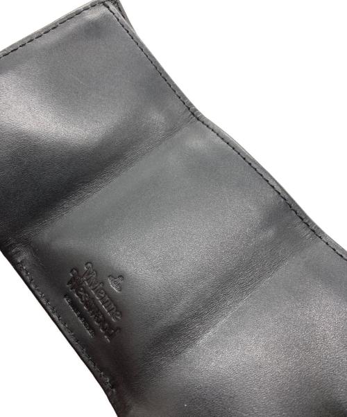 Vivienne Westwood（ヴィヴィアンウエストウッド）Vivienne Westwood (ヴィヴィアンウエストウッド) VINTAGE ORB 三つ折り財布 ブラックの古着・服飾アイテム