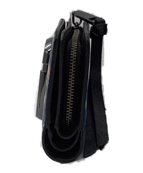 MARC JACOBS（マークジェイコブス）MARC JACOBS (マークジェイコブス) ザ スナップショット 2つ折り財布 ブルーの古着・服飾アイテム