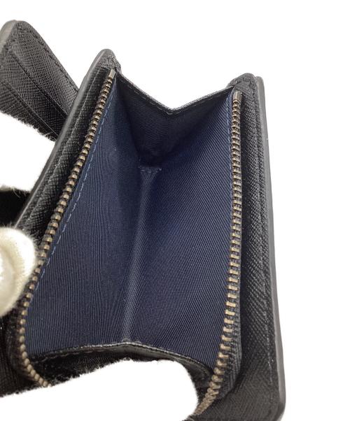 MARC JACOBS（マークジェイコブス）MARC JACOBS (マークジェイコブス) ザ スナップショット 2つ折り財布 ブルーの古着・服飾アイテム