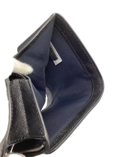 MARC JACOBS（マークジェイコブス）MARC JACOBS (マークジェイコブス) ザ スナップショット 2つ折り財布 ブルーの古着・服飾アイテム
