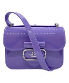 COACH（コーチ）の古着「モーガン スクエア クロスボディバッグ」｜パープル