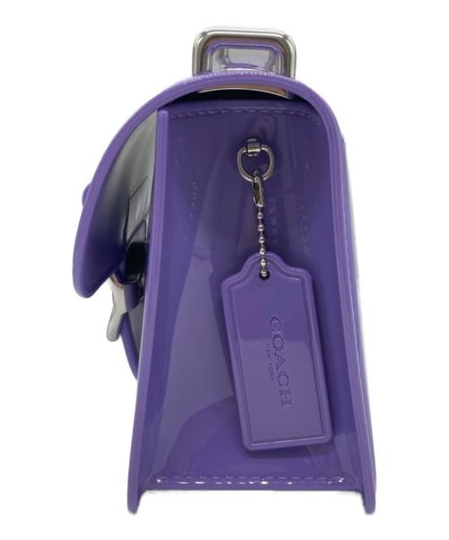 COACH（コーチ）COACH (コーチ) モーガン スクエア クロスボディバッグ パープルの古着・服飾アイテム