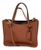 COACHコーチ）の古着「タイラー キャリーオール 28 トートバッグ」｜ピンク
