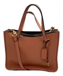 COACH（コーチ）の古着「タイラー キャリーオール 28 トートバッグ」｜ピンク