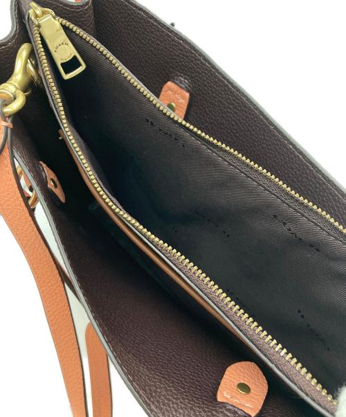 COACH（コーチ）COACH (コーチ) タイラー キャリーオール 28 トートバッグ ピンクの古着・服飾アイテム