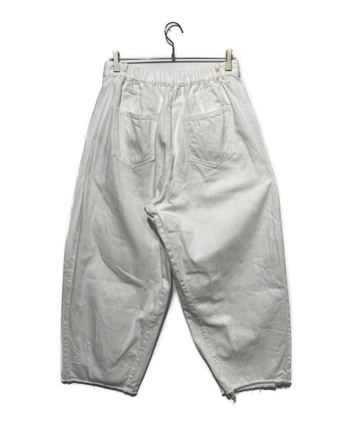 journal standard luxe（ジャーナルスタンダード ラックス）JOURNAL STANDARD LUXE (ジャーナルスタンダード ラックス) 11OZデニム スウィッチパンツ ホワイト サイズ:Mの古着・服飾アイテム