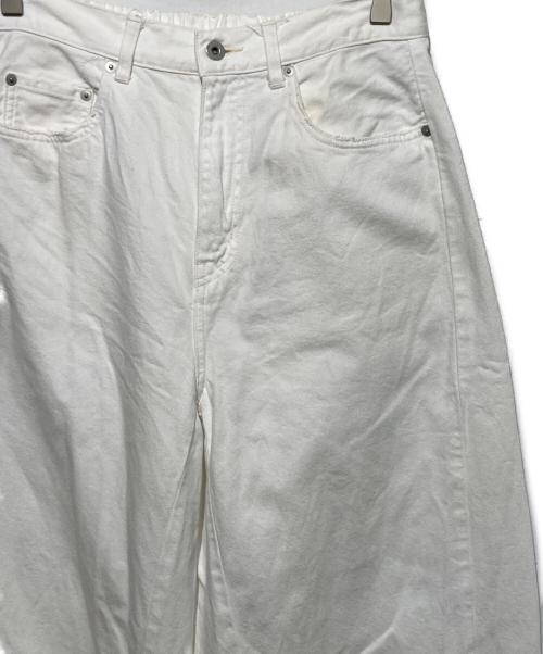 journal standard luxe（ジャーナルスタンダード ラックス）JOURNAL STANDARD LUXE (ジャーナルスタンダード ラックス) 11OZデニム スウィッチパンツ ホワイト サイズ:Mの古着・服飾アイテム