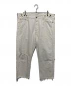 chimala×journal standard luxeチマラ×ジャーナルスタンダード ラックス）の古着「ADJASTABLE WIDE TAPERED」｜ベージュ