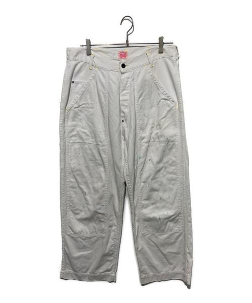 chimala（チマラ）chimala (チマラ) DOUBLE KNEE PAINTER PANTS ホワイト サイズ:32の古着・服飾アイテム