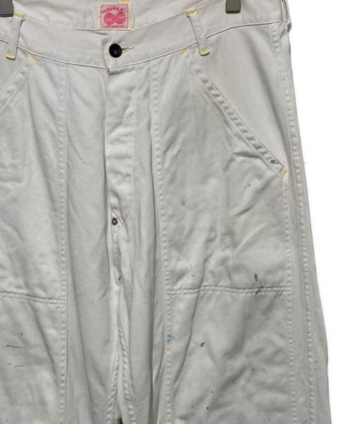 chimala（チマラ）chimala (チマラ) DOUBLE KNEE PAINTER PANTS ホワイト サイズ:32の古着・服飾アイテム