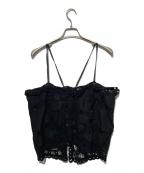 journal standard luxeジャーナルスタンダード ラックス）の古着「バテンレース キャミブラウス」｜ブラック