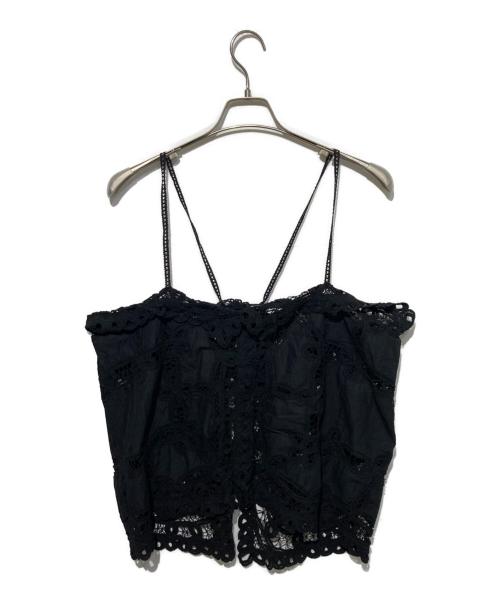 journal standard luxe（ジャーナルスタンダード ラックス）JOURNAL STANDARD LUXE (ジャーナルスタンダード ラックス) バテンレース キャミブラウス ブラック サイズ:Freeの古着・服飾アイテム