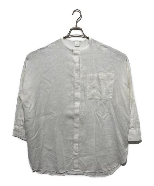 KAGURE（カグレ）kagure (カグレ) リネンチュニックシャツ ホワイト サイズ:Freeの古着・服飾アイテム