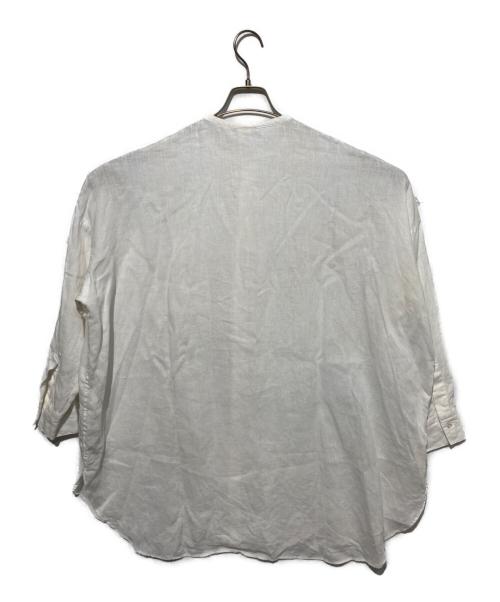KAGURE（カグレ）kagure (カグレ) リネンチュニックシャツ ホワイト サイズ:Freeの古着・服飾アイテム