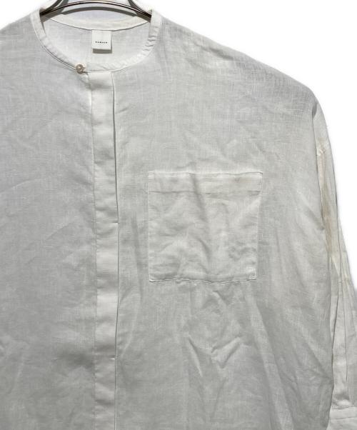 KAGURE（カグレ）kagure (カグレ) リネンチュニックシャツ ホワイト サイズ:Freeの古着・服飾アイテム