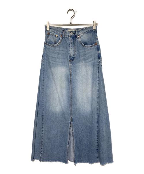 JOURNAL STANDARD relume（ジャーナルスタンダード レリューム）JOURNAL STANDARD relume (ジャーナルスタンダード レリューム) 9oz C/R ジョイントデニムスカート インディゴ サイズ:36の古着・服飾アイテム