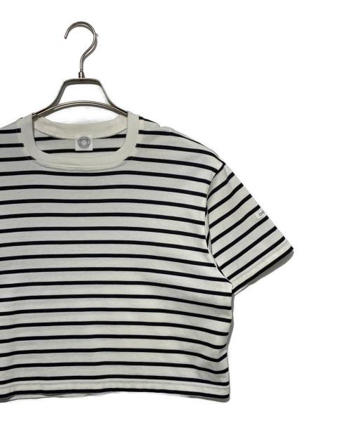 ORCIVAL（オーシバル）ORCIVAL (オーシバル) スクエアネックボーダーTシャツ ホワイト×ブラック サイズ:1の古着・服飾アイテム
