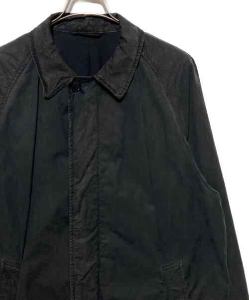 confect（コンフェクト）CONFECT (コンフェクト) スーピマコットンステンカラーコート ブラック サイズ:5の古着・服飾アイテム