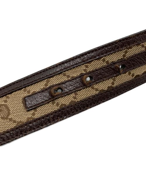 GUCCI（グッチ）GUCCI (グッチ) インターロッキングGベルト ブラウンの古着・服飾アイテム