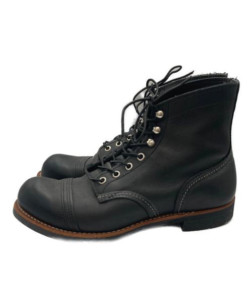 RED WING（レッドウィング）RED WING (レッドウィング) アイアンレジャーブーツ ブラック サイズ:26の古着・服飾アイテム