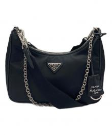 PRADA（プラダ）の古着「Re-Edition 2005 ナイロンショルダーバッグ」｜ブラック