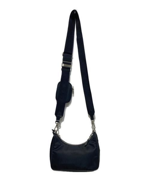 PRADA（プラダ）PRADA (プラダ) Re-Edition 2005 ナイロンショルダーバッグ ブラックの古着・服飾アイテム
