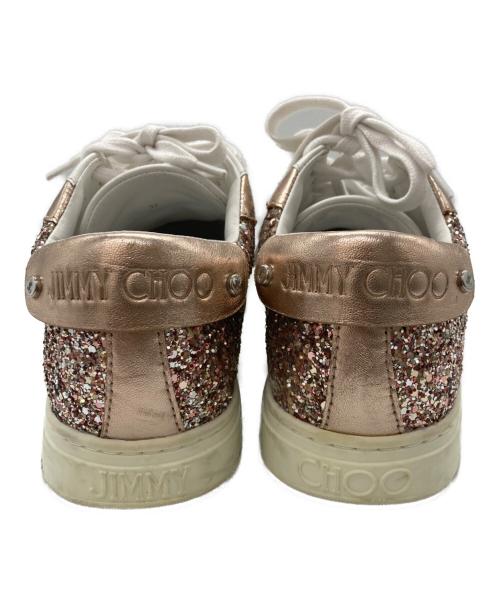 JIMMY CHOO（ジミーチュウ）JIMMY CHOO (ジミーチュウ) ROME/F ローカットスニーカー ホワイト サイズ:37の古着・服飾アイテム