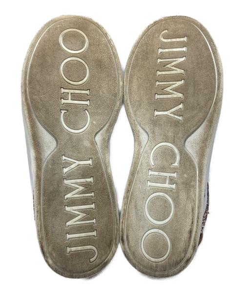 JIMMY CHOO（ジミーチュウ）JIMMY CHOO (ジミーチュウ) ROME/F ローカットスニーカー ホワイト サイズ:37の古着・服飾アイテム