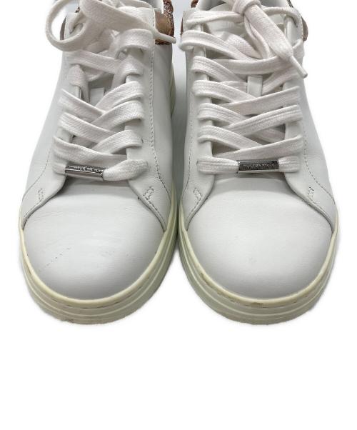 JIMMY CHOO（ジミーチュウ）JIMMY CHOO (ジミーチュウ) ROME/F ローカットスニーカー ホワイト サイズ:37の古着・服飾アイテム