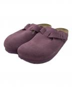 BIRKENSTOCKビルケンシュトック）の古着「ボストン レザーサンダル」｜パープル