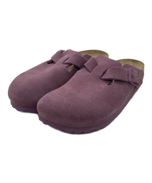 BIRKENSTOCK（ビルケンシュトック）BIRKENSTOCK (ビルケンシュトック) ボストン レザーサンダル パープル サイズ:39の古着・服飾アイテム
