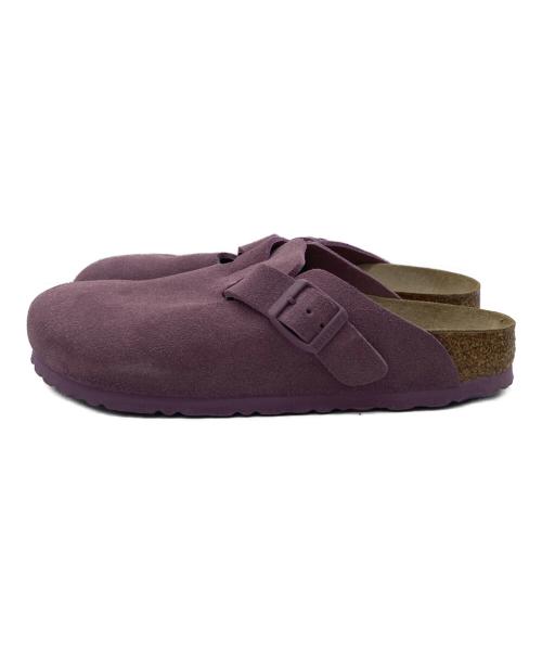 BIRKENSTOCK（ビルケンシュトック）BIRKENSTOCK (ビルケンシュトック) ボストン レザーサンダル パープル サイズ:39の古着・服飾アイテム