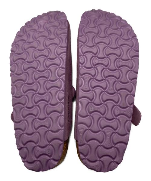 BIRKENSTOCK（ビルケンシュトック）BIRKENSTOCK (ビルケンシュトック) ボストン レザーサンダル パープル サイズ:39の古着・服飾アイテム