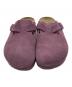 中古・古着 BIRKENSTOCK (ビルケンシュトック) ボストン レザーサンダル パープル サイズ:39：10000円