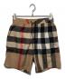 BURBERRY（バーバリー）の古着「チェックショートパンツ」｜ベージュ
