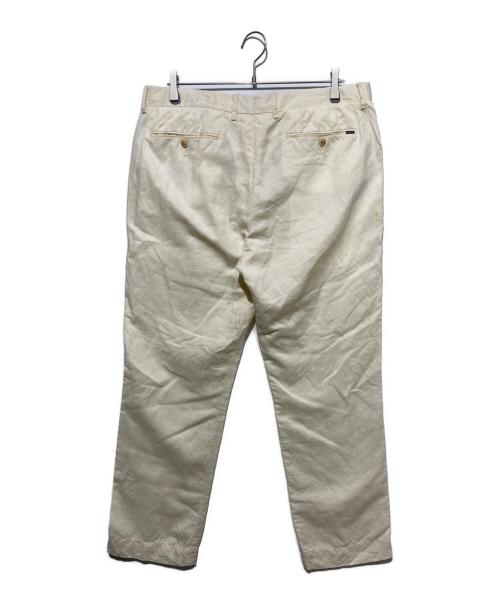 POLO RALPH LAUREN（ポロ・ラルフローレン）POLO RALPH LAUREN (ポロ・ラルフローレン) リネン混パンツ ベージュ サイズ:36の古着・服飾アイテム