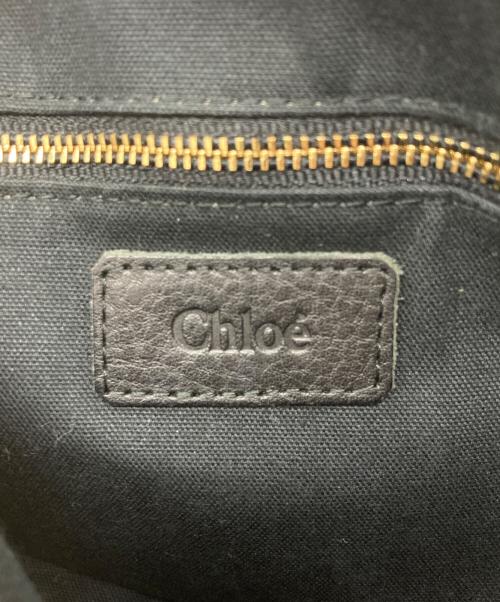 Chloe（クロエ）Chloe (クロエ) カゴバッグ ベージュ×ブラックの古着・服飾アイテム