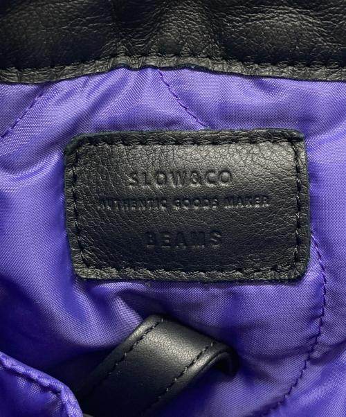 SLOW（スロウ）SLOW (スロウ) BEAMS (ビームス) 別注 Personal Effect Bag Black ブラックの古着・服飾アイテム