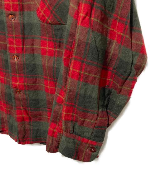 PENDLETON（ペンドルトン）PENDLETON (ペンドルトン) ボードシャツ レッド×グリーン サイズ:Lの古着・服飾アイテム