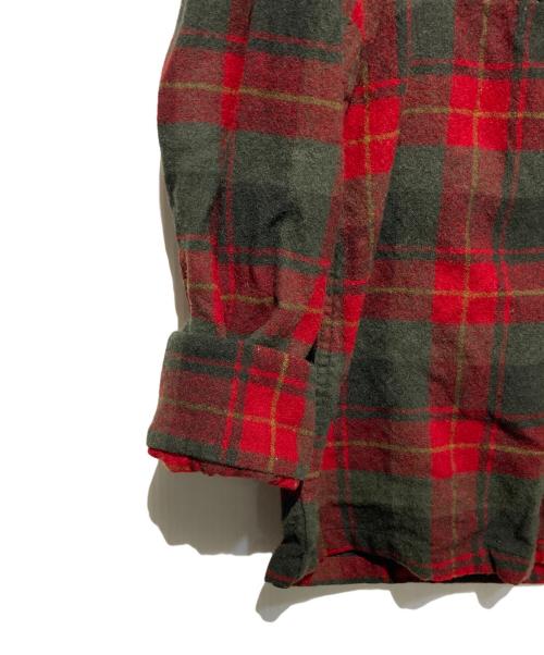 PENDLETON（ペンドルトン）PENDLETON (ペンドルトン) ボードシャツ レッド×グリーン サイズ:Lの古着・服飾アイテム