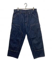 Carhartt WIP（カーハート ワーク イン プログレス）の古着「ダブルニーデニムパンツ」｜インディゴ