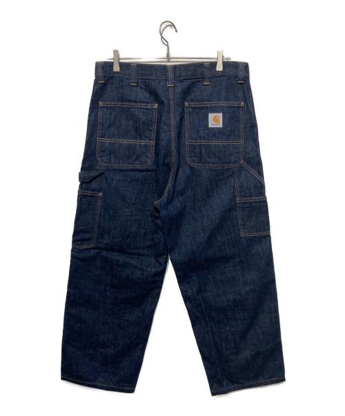 Carhartt WIP（カーハート ワーク イン プログレス）CARHARTT WIP (カーハート ワーク イン プログレス) ダブルニーデニムパンツ インディゴ サイズ:Mの古着・服飾アイテム